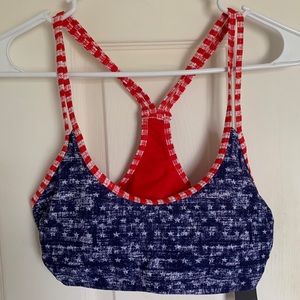 NWT American Flag Bikini Top